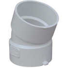 IPEX 3 In. SDR 35 22-1/2 Deg. PVC Sewer and Drain Elbow (1/16 Bend) Image 1