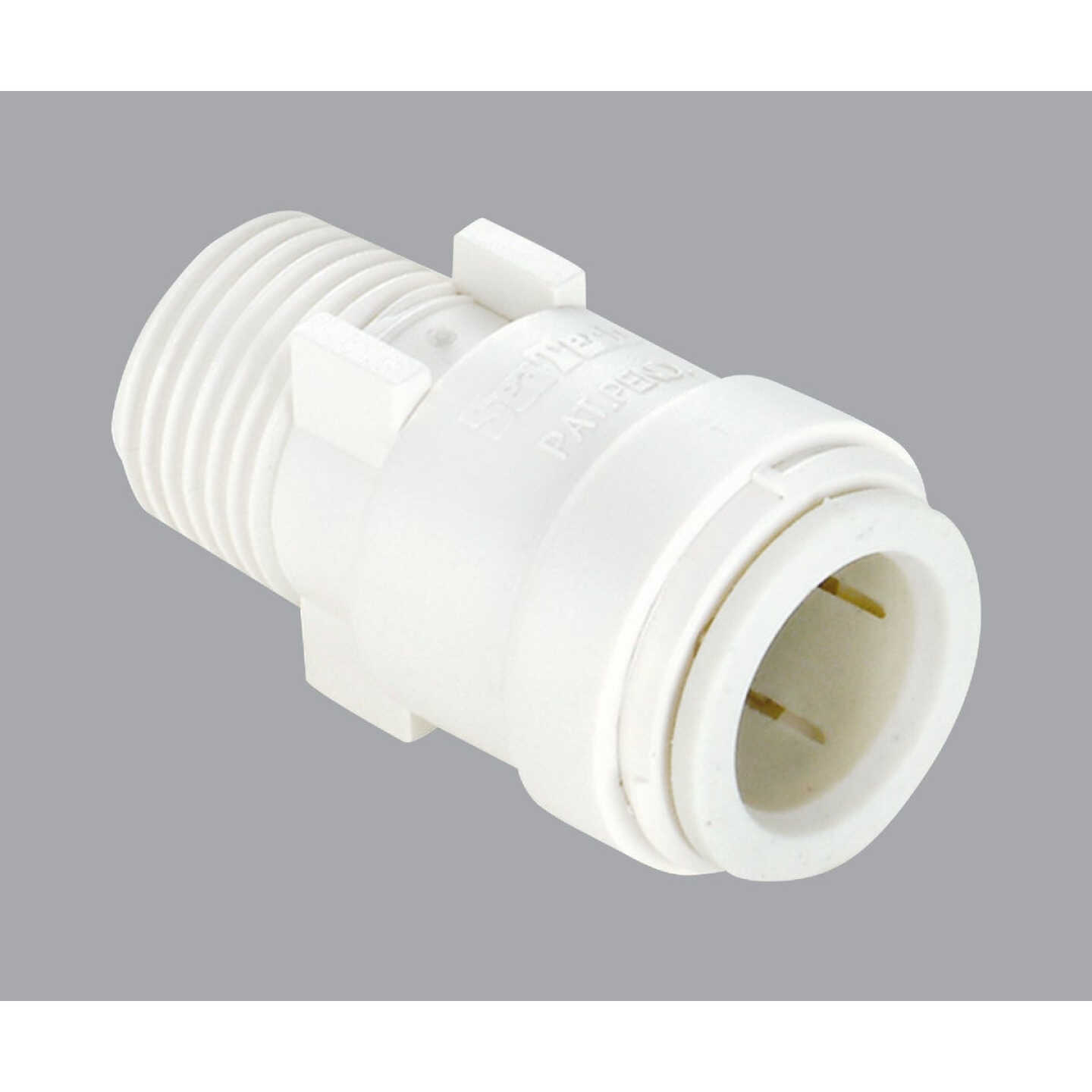 Watts Aqualock 1/2 In. CTS x 1/2 In. MPT Quick Connect Plastic Connector Image 1