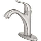 Homepointe Single Zinc Handle Pull Down Kitchen Faucet, Matte Black Image 1
