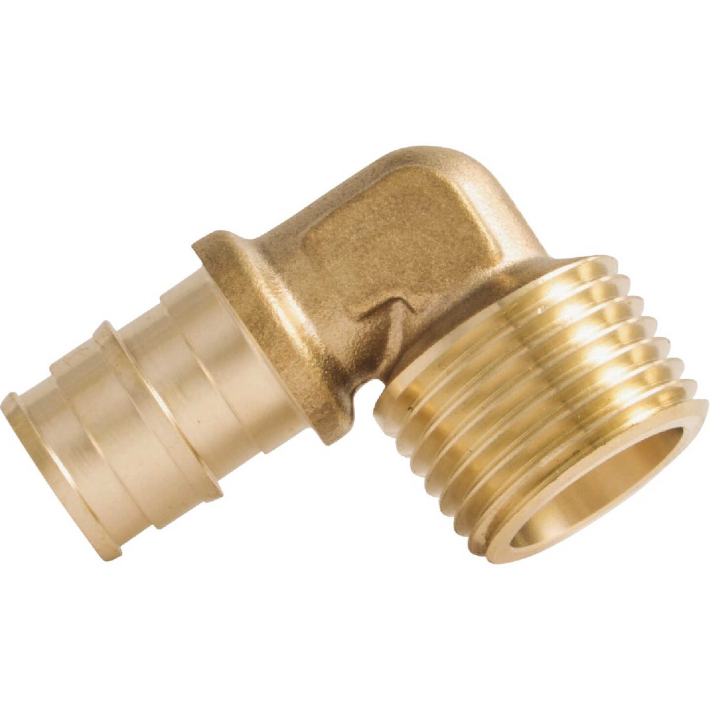 SharkBite PEX-A Brass 1/2 In. x 1/2 In. MNPT Elbow Image 3