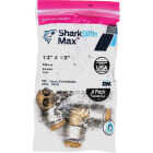 SharkBite 1/2 In. x 1/2 In. 90 Deg. Push-to-Connect Brass Elbow (1/4 Bend) (4-Pack) Image 5