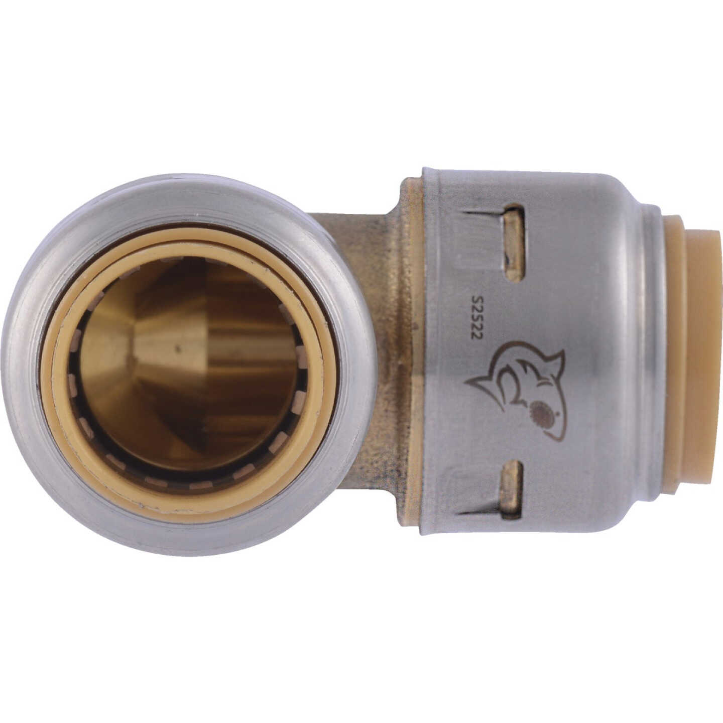 SharkBite 1/2 In. x 1/2 In. 90 Deg. Push-to-Connect Brass Elbow (1/4 Bend) (4-Pack) Image 6