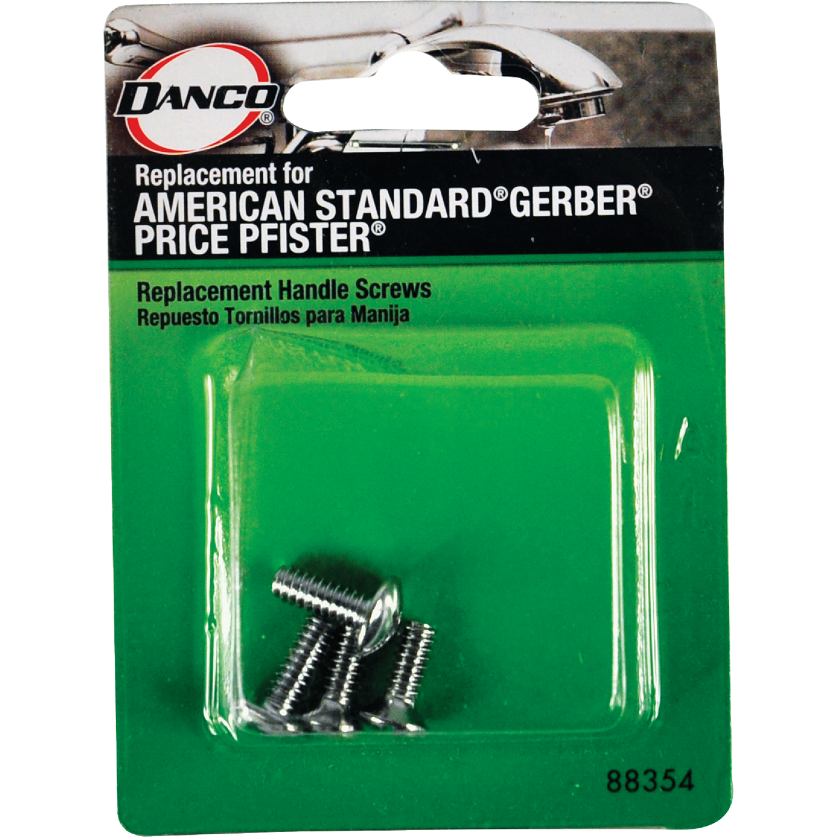 Danco Am Standard, Gerber, Price Pfister Faucet Screw (4-Pack) Image 2