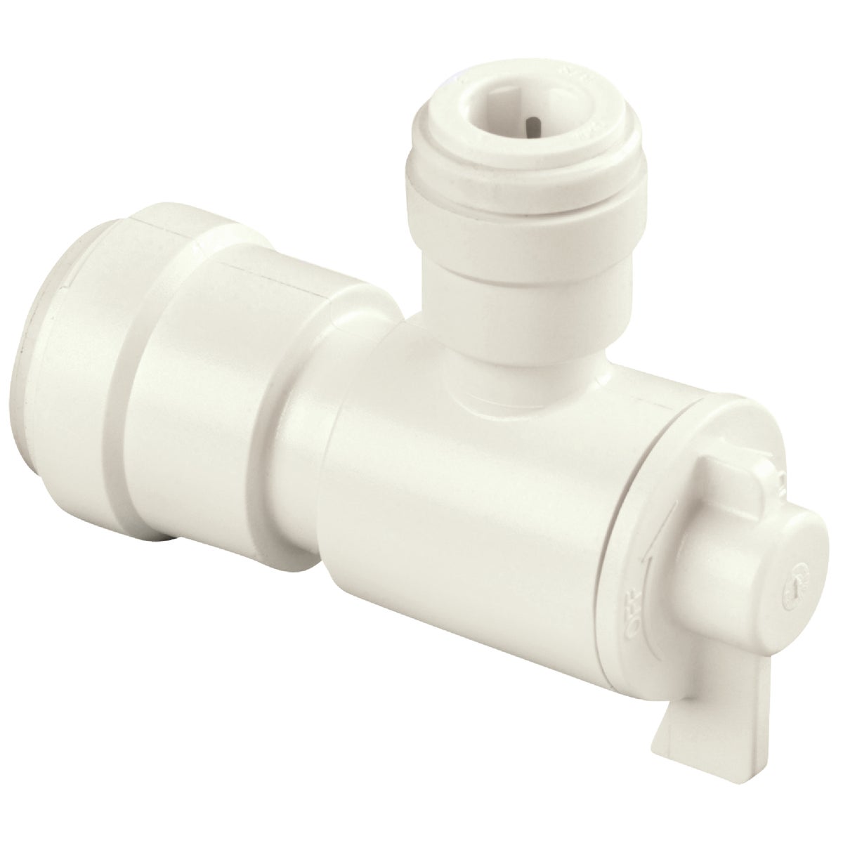 Watts 1/2 In. CTS X 1/2 In. OD Quick Connect Stop Angle Valve Image 1