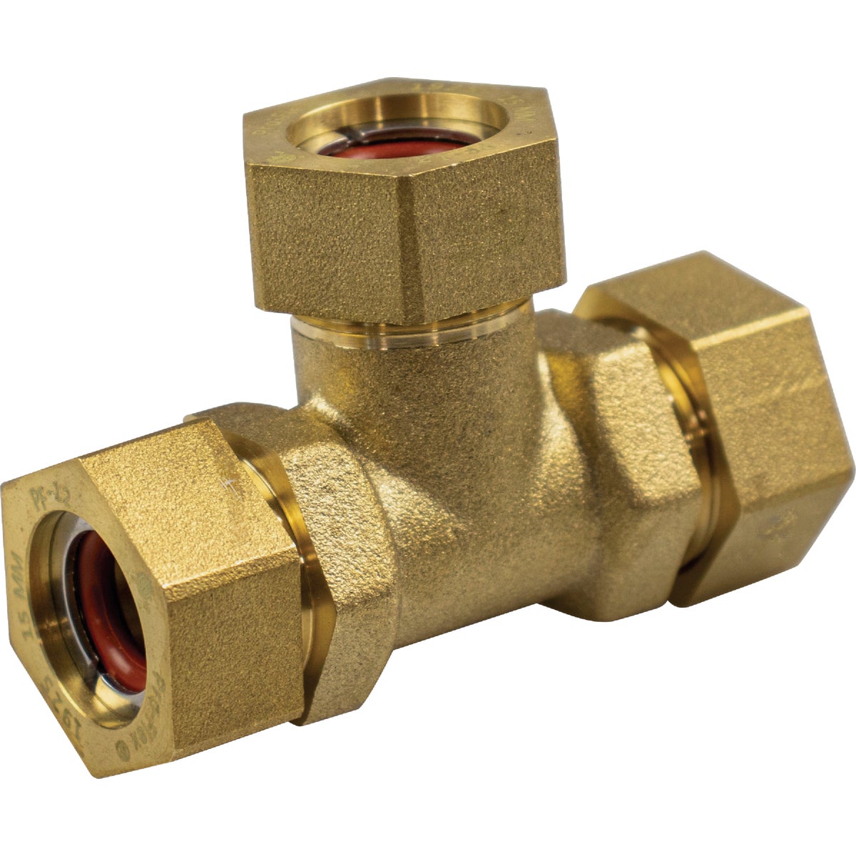Pro-Flex 1/2 In. CSST Brass Tee