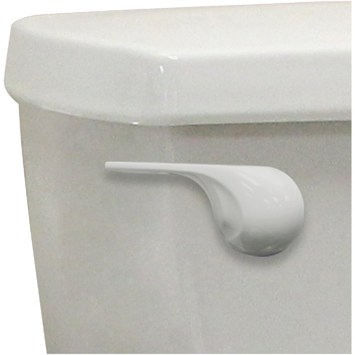 Korky StrongARM Universal White Tank Lever with Wave Style Handle Image 4