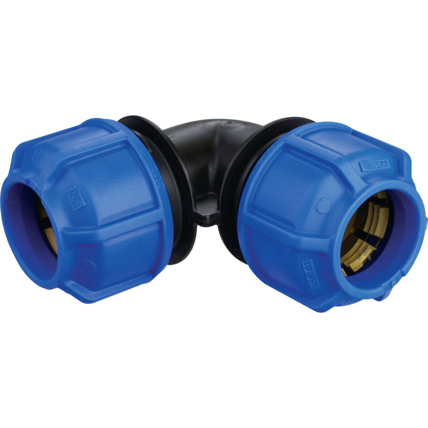 IPEX 3/4 In. Polyethylene CTS Compression 90 Deg Elbow Image 1