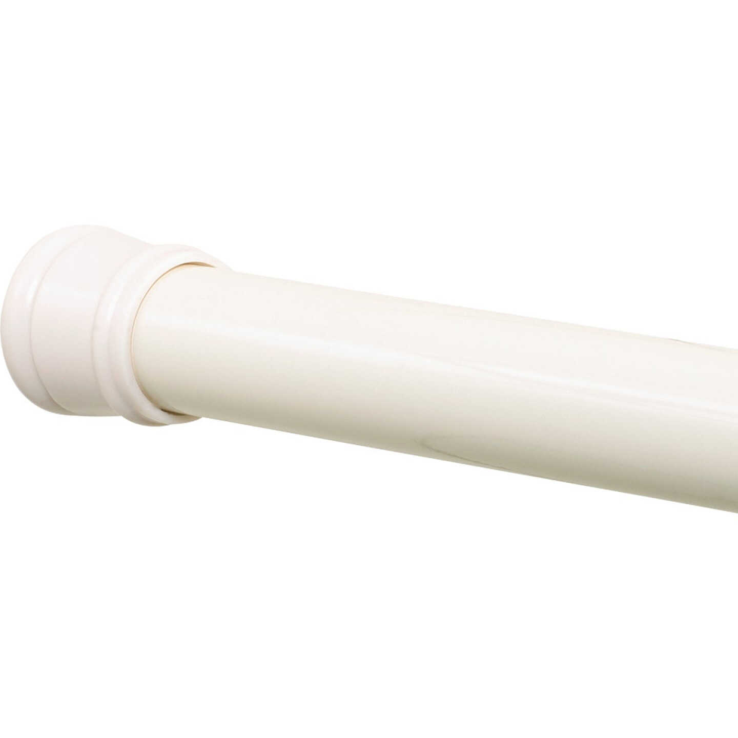 Zenith Zenna Home Straight 42 In. To 72 In. Adjustable Tension Shower Rod in Champaign Image 1