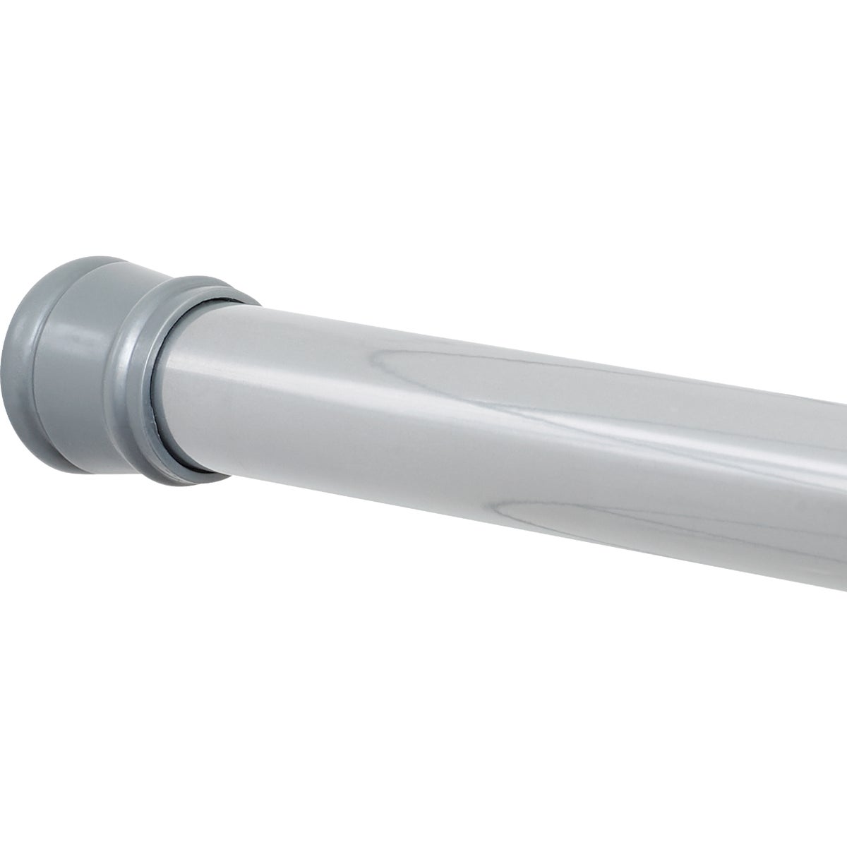 Zenith Zenna Home Straight 42 In. To 72 In. Adjustable Tension Shower Rod in Chrome