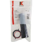 Keeney 1-1/2 In. x 6 In. Black Plastic Slip-Joint Extension Tube Image 2
