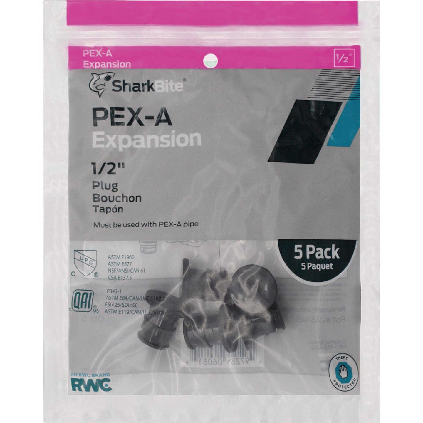 SharkBite 1/2 In. Poly PEX-A Plug (5-Pack) Image 2