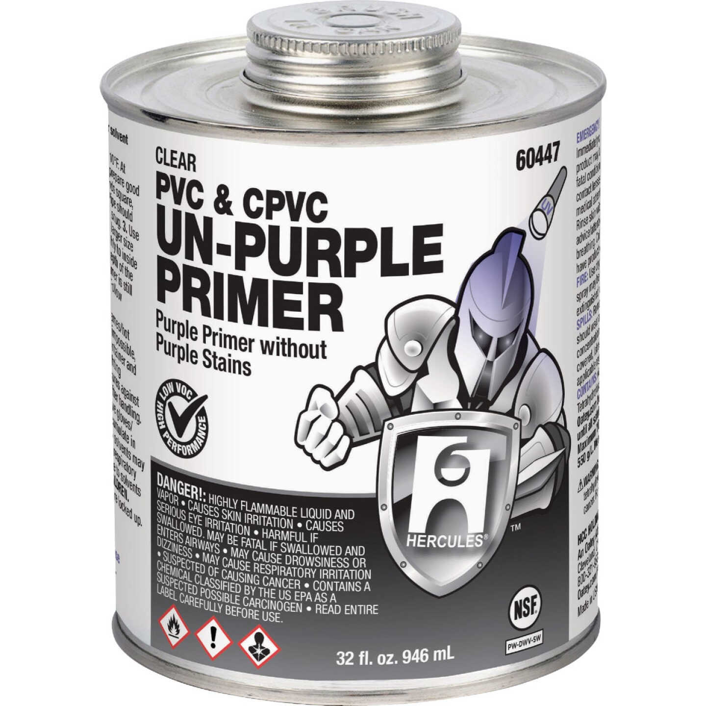 Hercules 32 Oz. PVC & CPVC Un-Purple Primer Image 1
