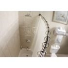 Moen Curved 54 In. To 72 In. Adjustable Fixed Shower Rod in Chrome Image 1