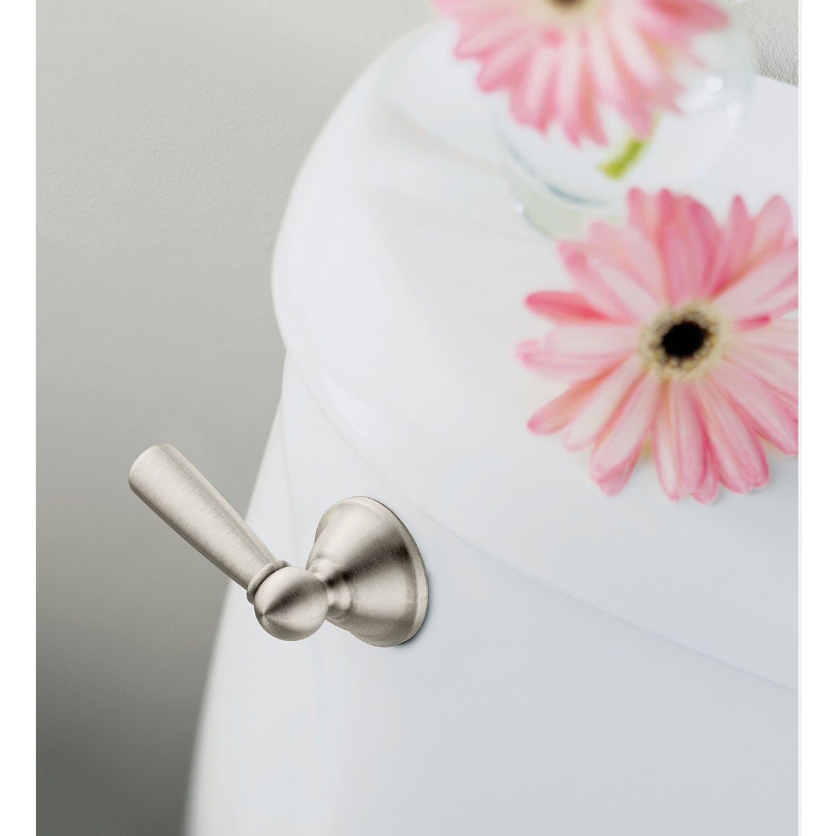 Moen Sage Tank Lever with Forged Brass Arm, Brushed Nickel Image 4