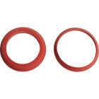 Keeney 1-1/2 In. x 1-1/4 In. Clear Poly Slip Joint Washers (2-Pack) Image 1
