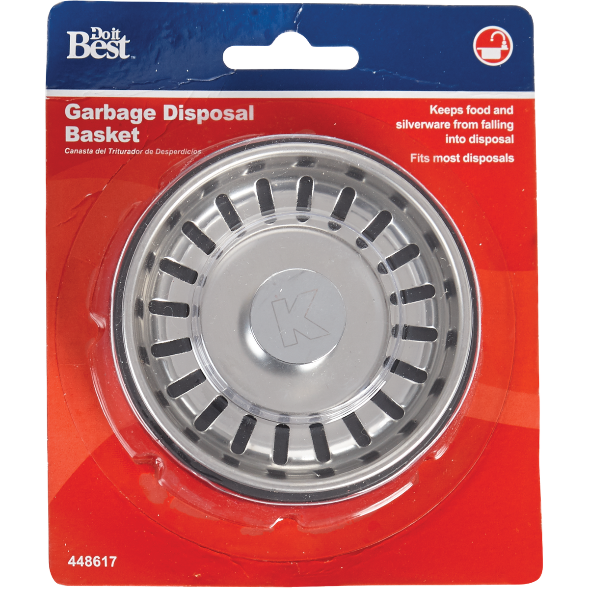 Do it Best 3.13 In. Dia Chrome-Plated Steel Disposer Strainer and Stopper Image 2