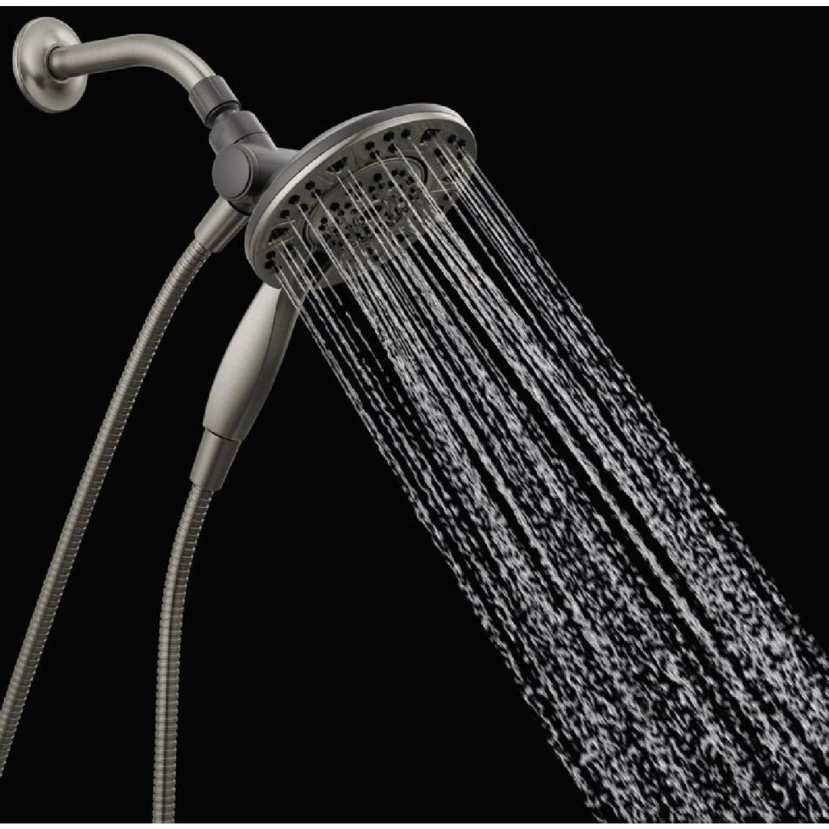 Delta SureDock 6-Spray 1.75 GPM Magnetic Hand Shower, Satin Nickel