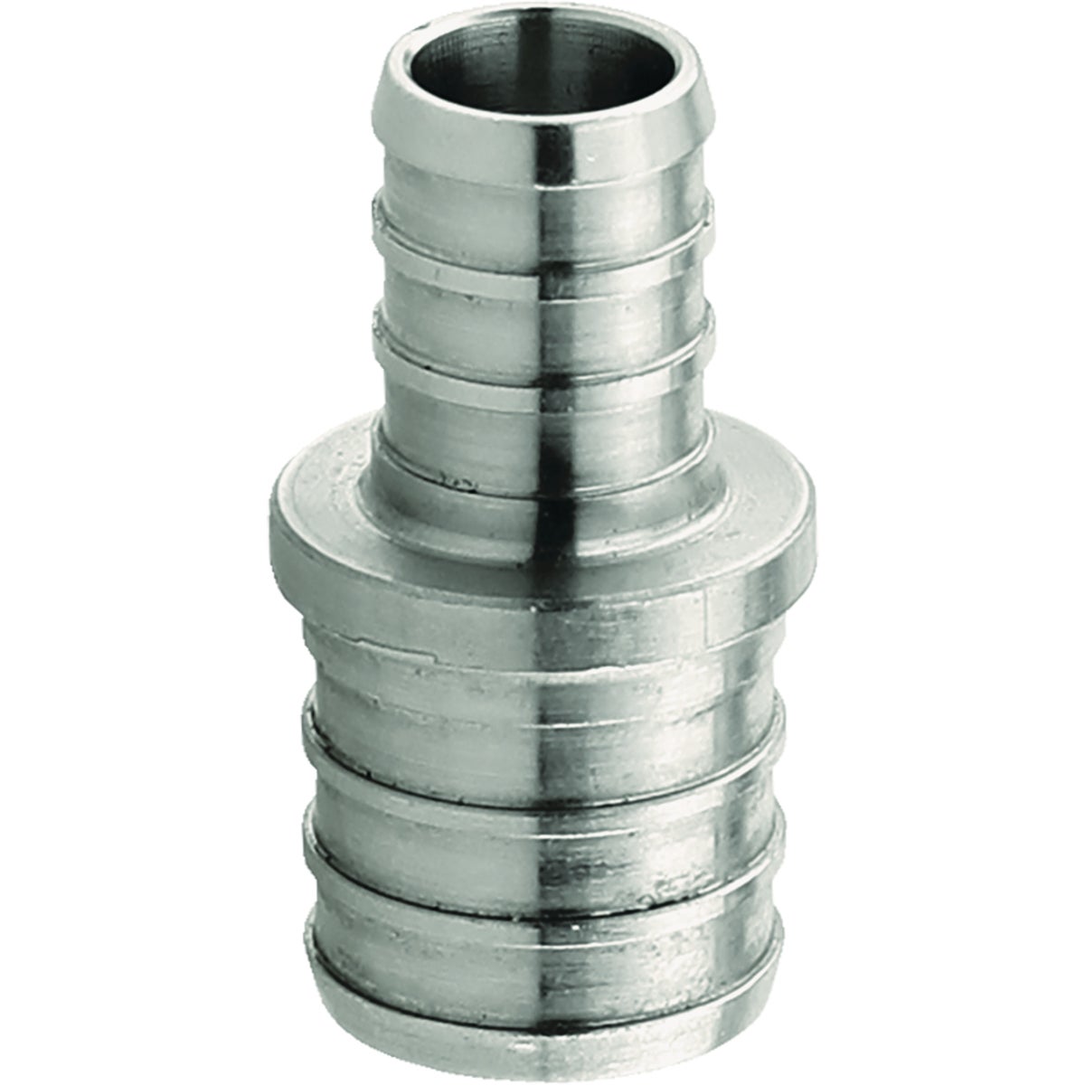 Plumbeeze 3/4 In. x 1/2 In. Stainless Steel PEX Coupling Image 1