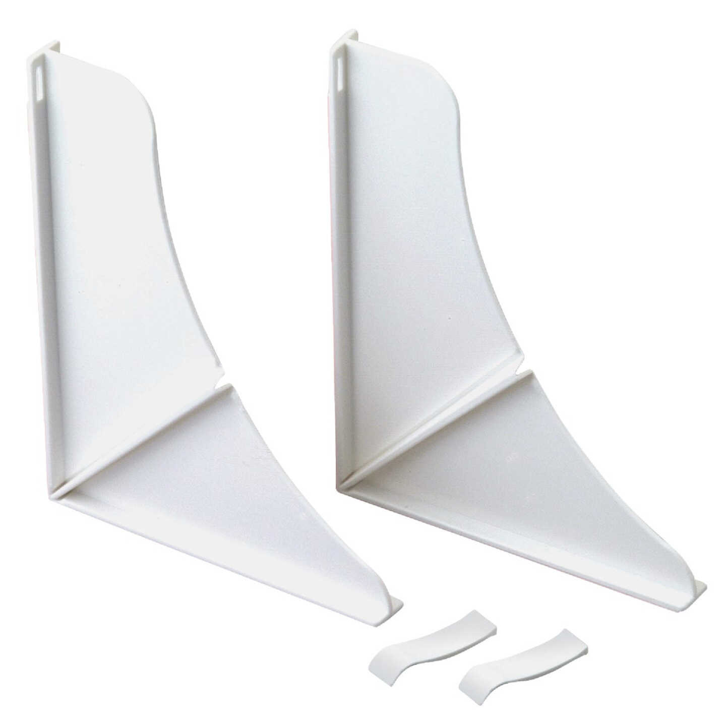 Peerless White Shower Splash Guard (2-Pack) Image 1