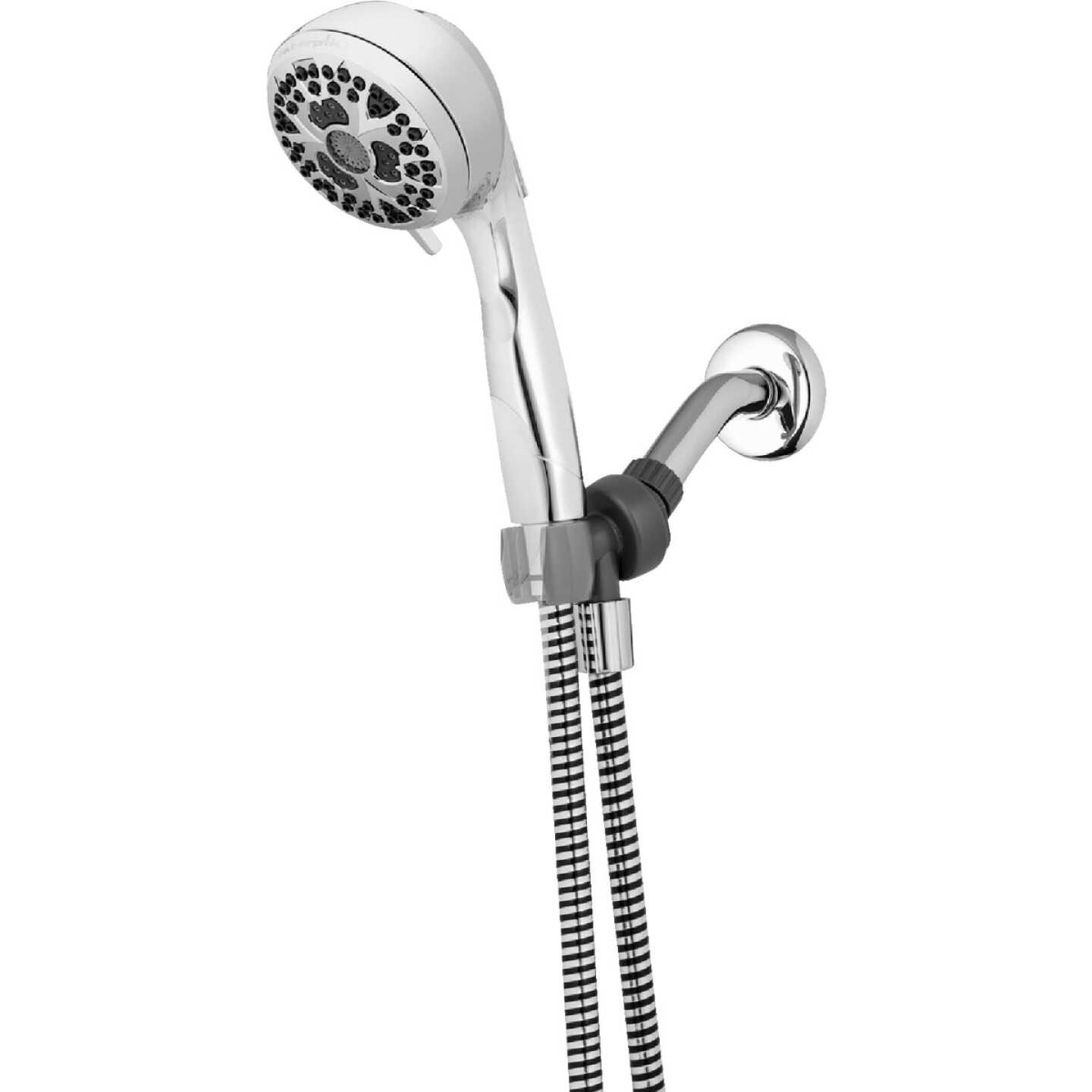 Waterpik HeightSelect Adjustable Height 7-Spray 1.8 GPM Handheld Shower, Chrome Image 5