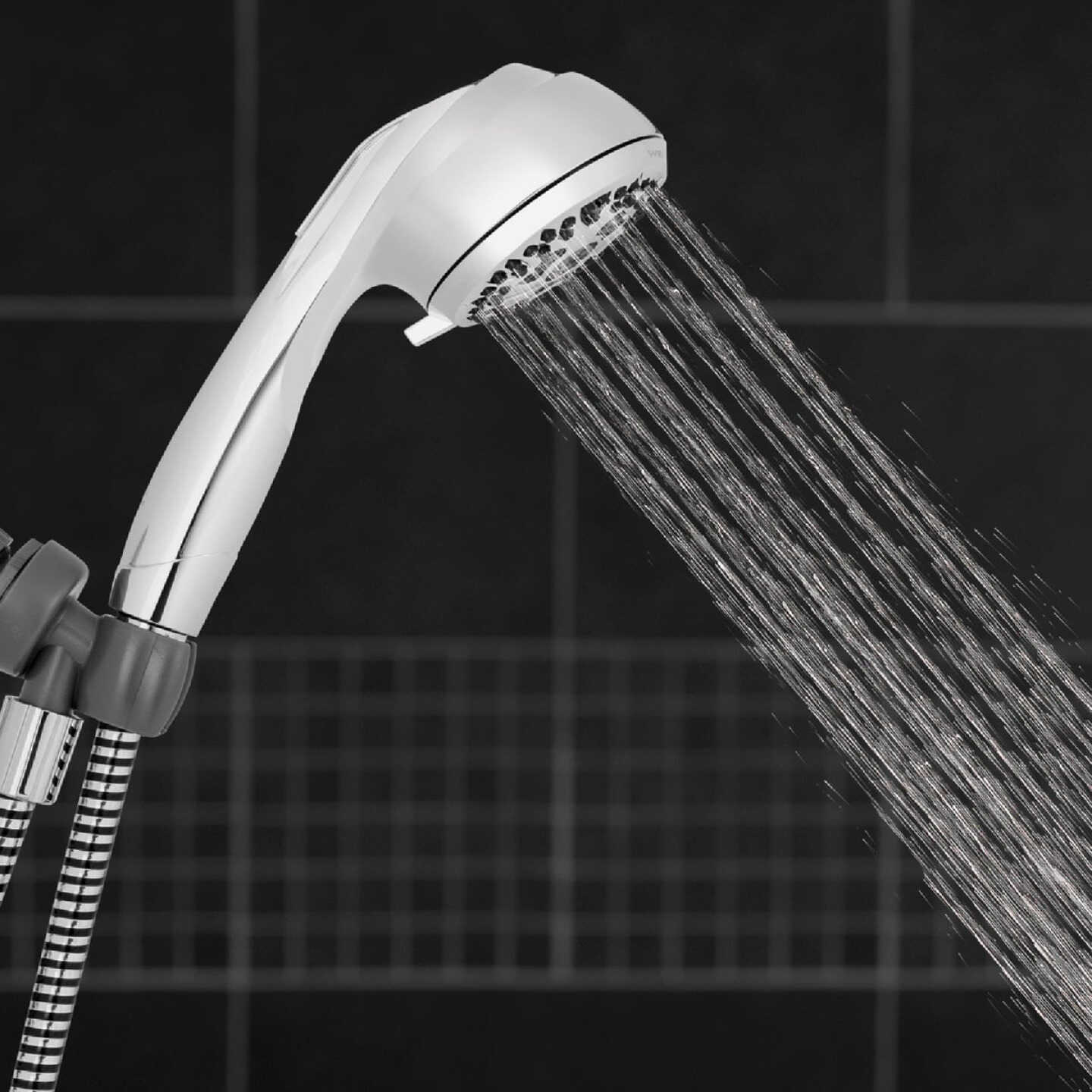 Waterpik HeightSelect Adjustable Height 7-Spray 1.8 GPM Handheld Shower, Chrome Image 4