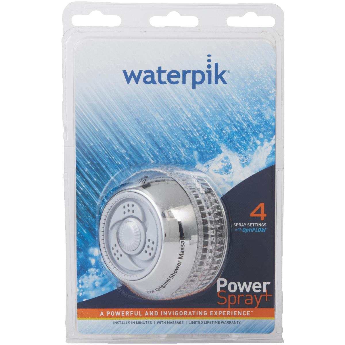 Waterpik PowerSpray+ 4-Spray 2.5 GPM Chrome Showerhead Image 1