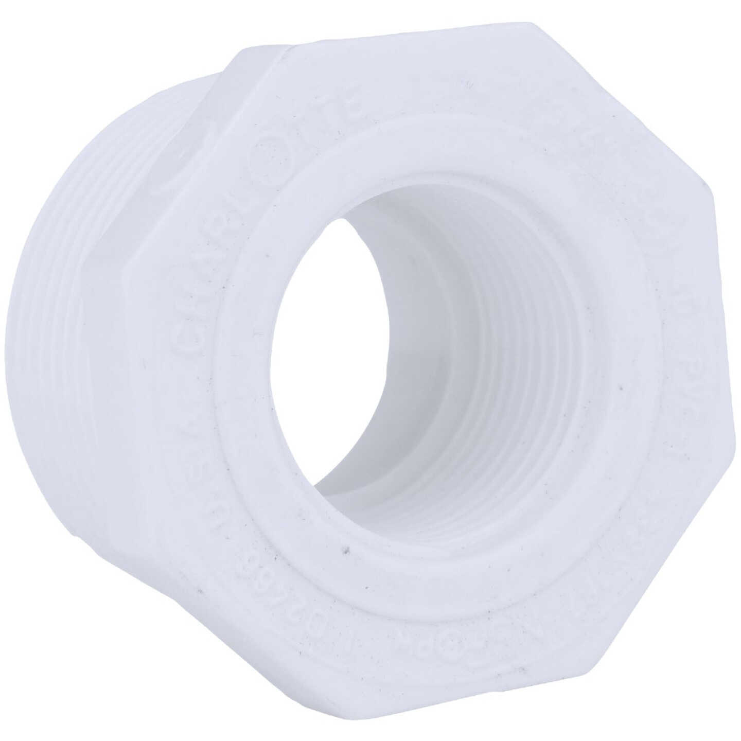 Charlotte Pipe 1-1/4 In. MPT x 3/4 In. FPT Schedule 40 PVC Bushing Image 1