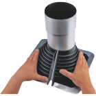Oatey Retro Master 1/4 In. to 4 In. EDPM Roof Pipe Flashing Boot Image 2