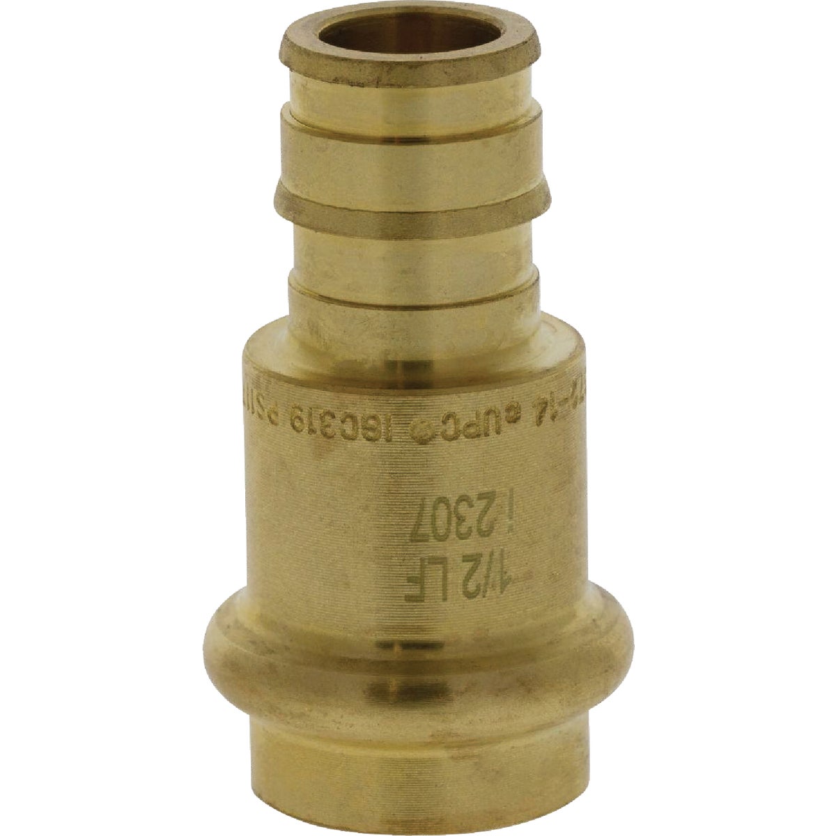 Nibco 1/2 In. Press x F1960 LF BR PEX Transition Fitting Image 1