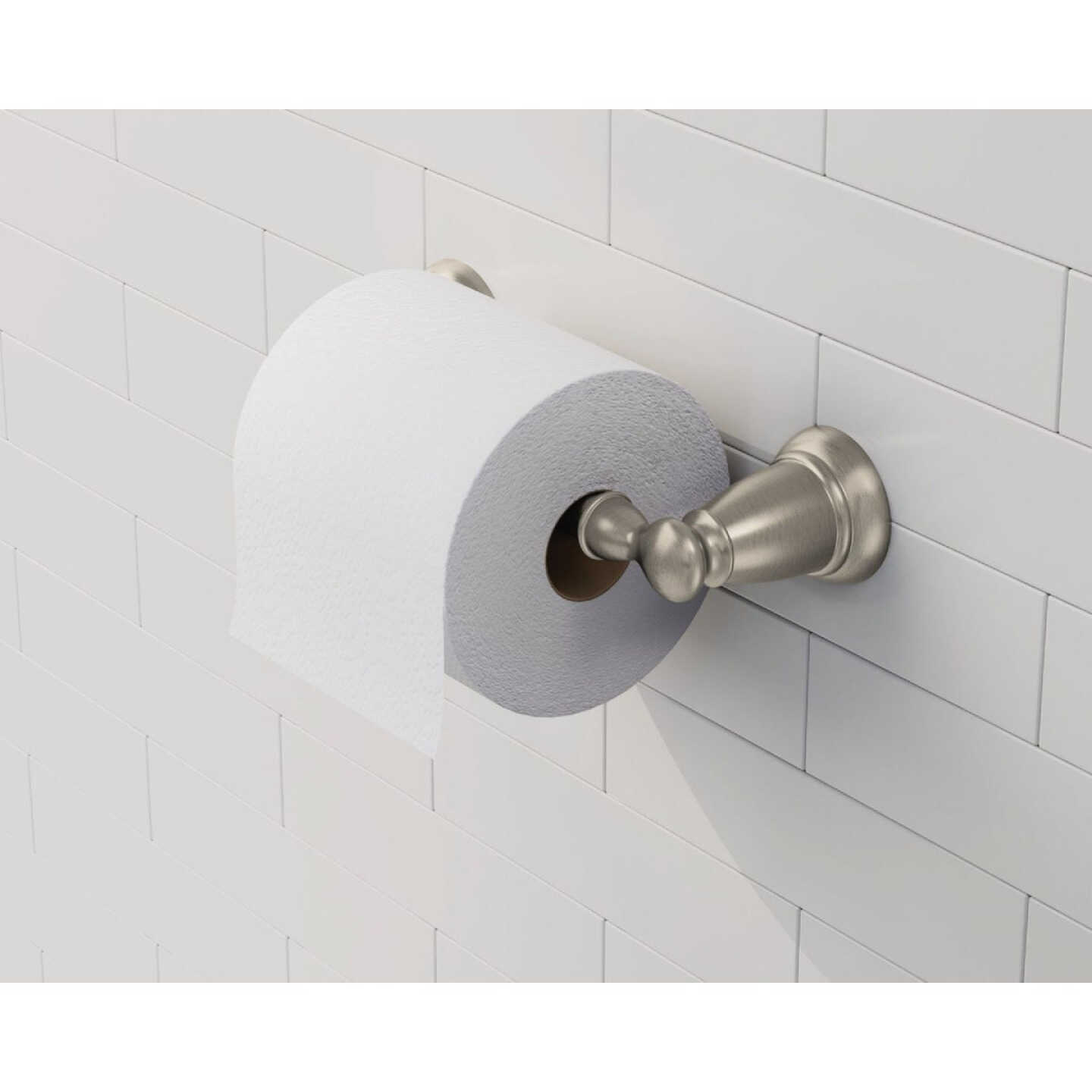 Moen Banbury Pivoting Wall Mount Toilet Paper Holder, Brushed Nickel Image 2
