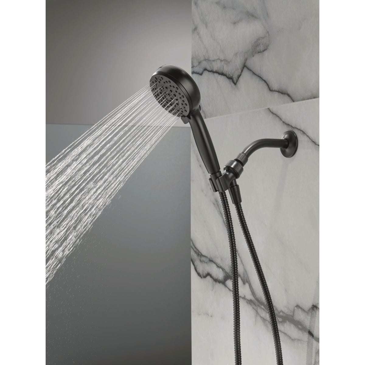 Delta ProClean 6-Spray 1.75 GPM Hand Shower, Matte Black Image 2