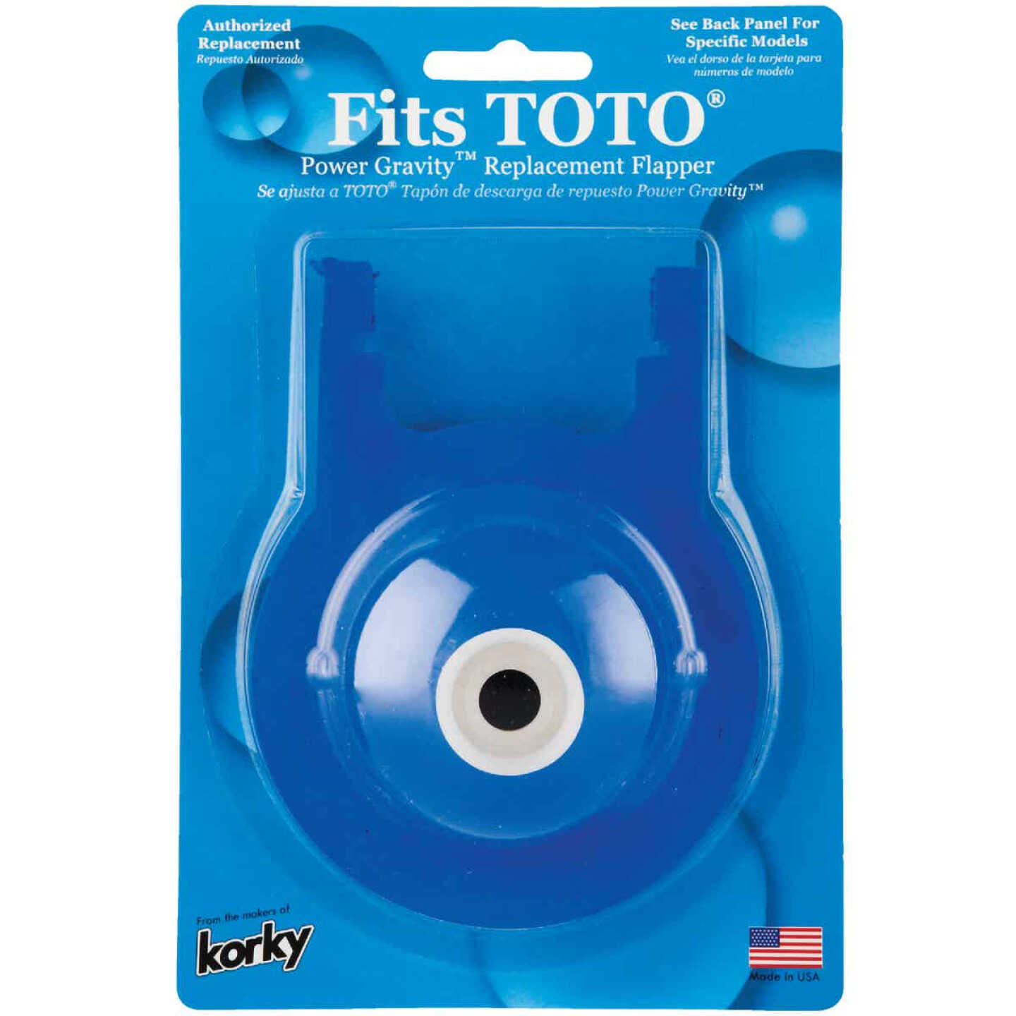 Korky TOTO Power Gravity Rubber Flapper Image 2