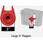 Korky Eljer Titan 3 In. Rubber Flapper Image 2