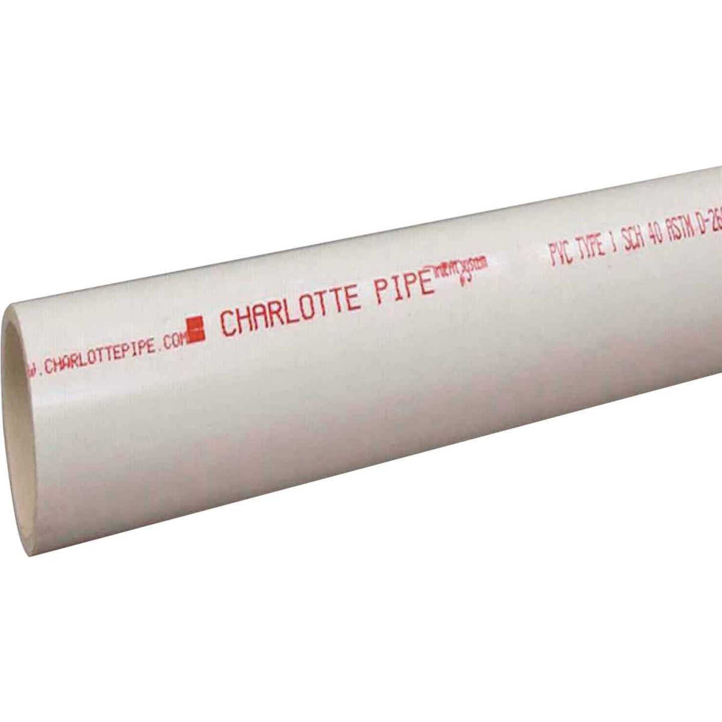 Charlotte Pipe 6 In. x 20 Ft. Schedule 40 PVC DWV/Pressure Dual Rated Pipe Image 1