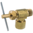 Anderson Metals 1/8 In. MIP X 1/4 In. OD Tube Needle Angle Valve Image 1