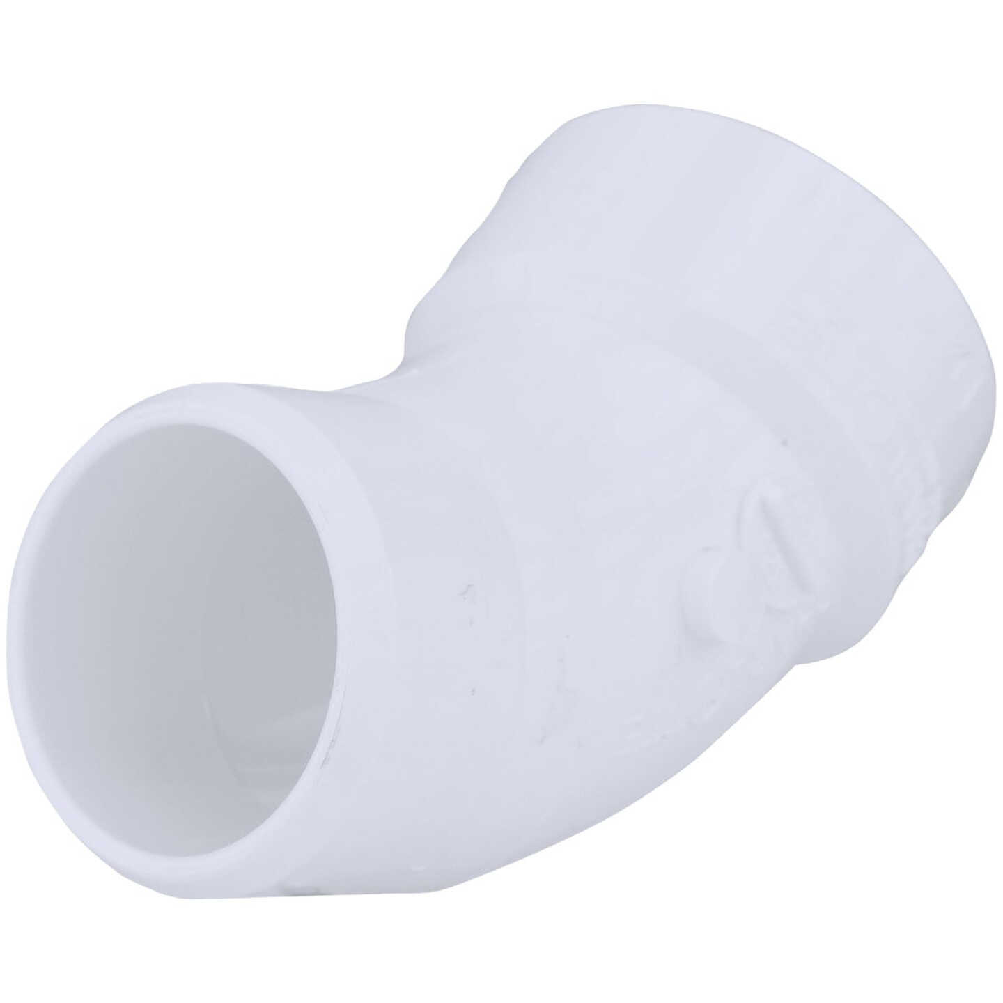 Charlotte Pipe 1-1/4 In. Schedule 40 45 Deg. DWV PVC Street Elbow (1/8 Bend) Image 1