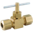 Anderson Metals 1/4 In. C x 1/4 In. C Brass Straight Needle Valve Image 1
