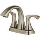 Compass Manufacturing 3270BN Brookfield Brushed Nickel 2-Handle Bathroom Faucet With Popup Image 1