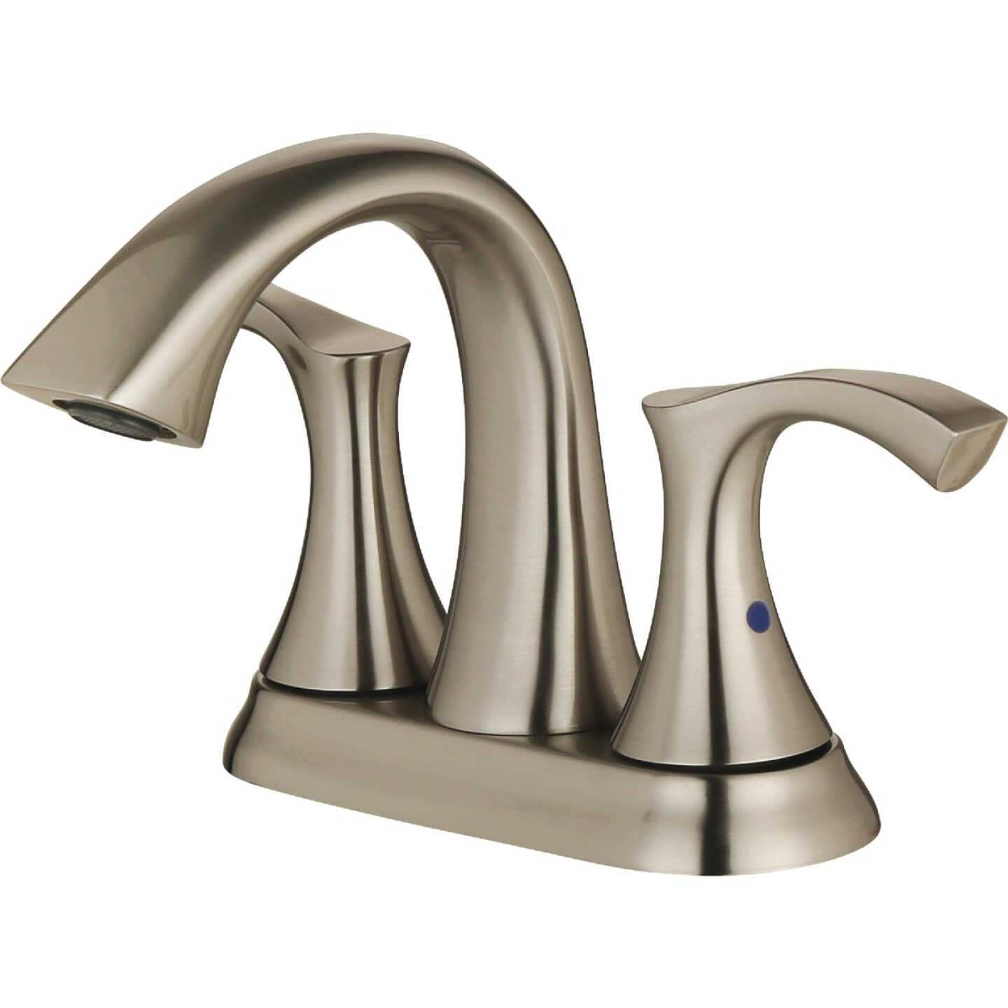 Compass Manufacturing 3270BN Brookfield Brushed Nickel 2-Handle Bathroom Faucet With Popup Image 1