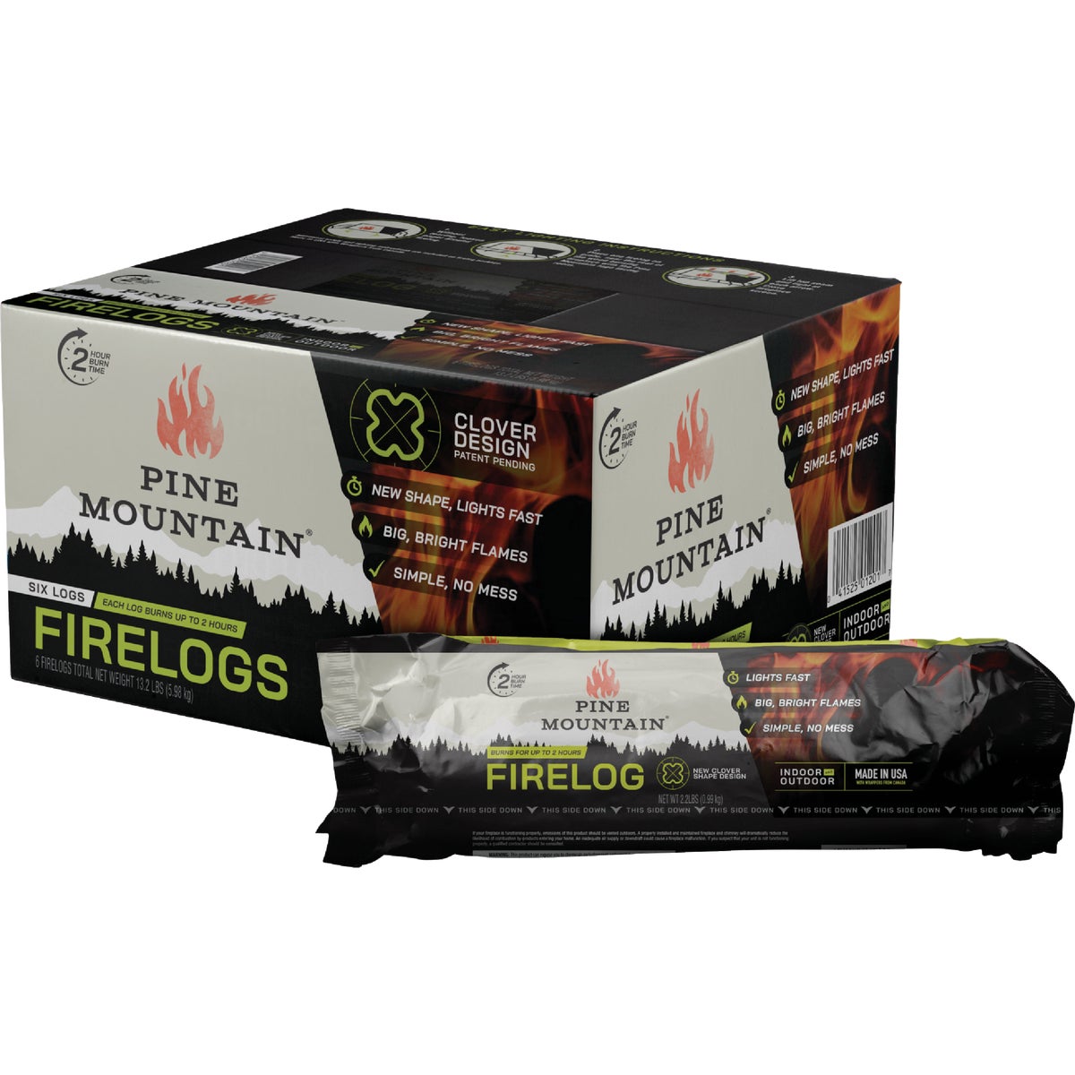 Pine Mountain Classic 2-Hour Fire Log