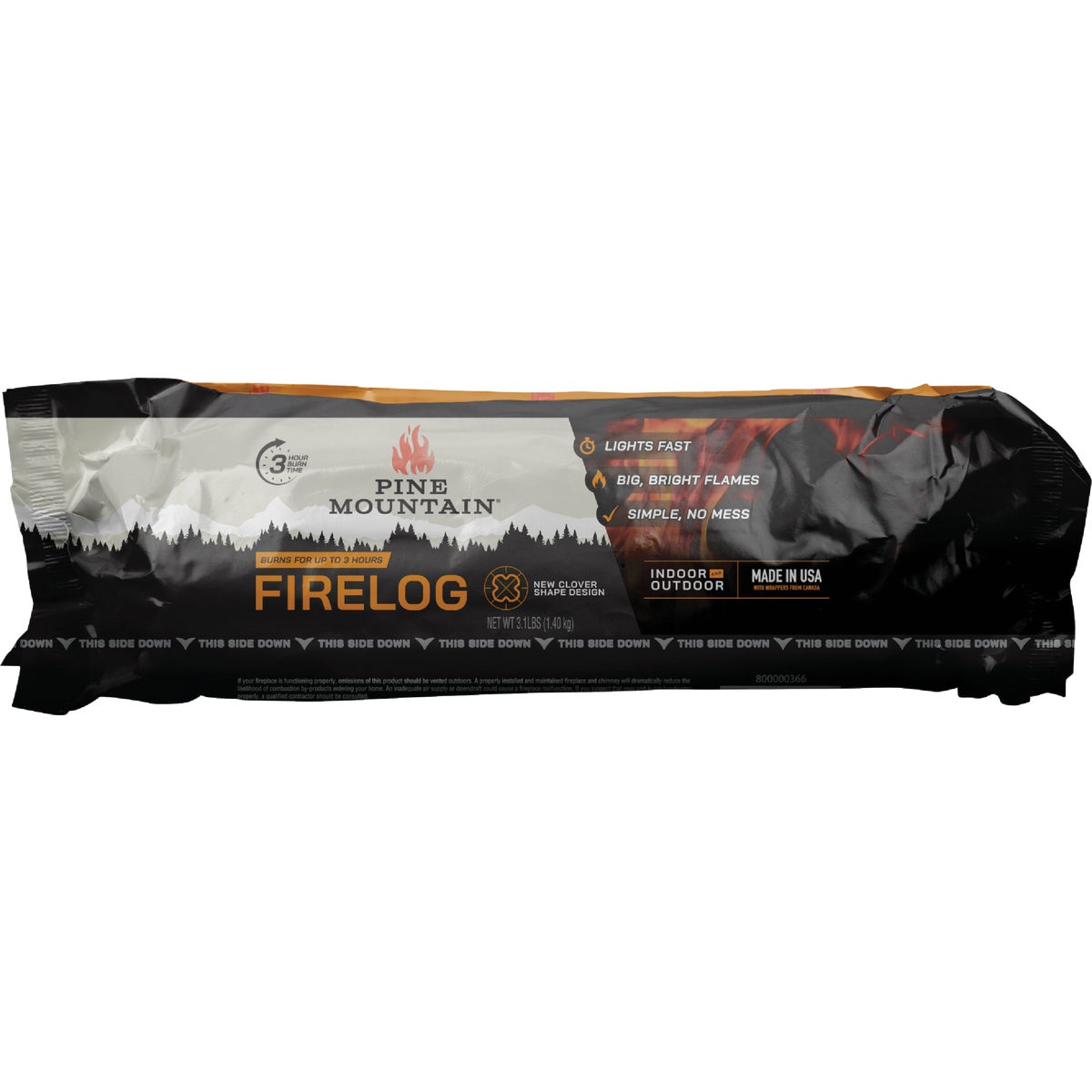Pine Mountain Traditional 3-Hour Fire Log Image 3