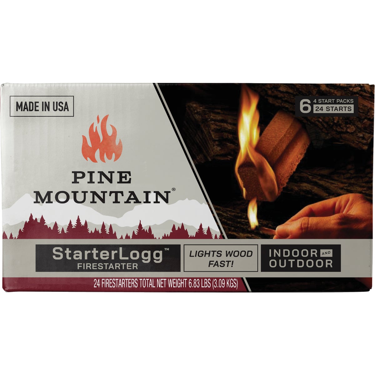 Pine Mountain StarterLogg Indoor/Outdoor Fire Starter (24-Pack) Image 2