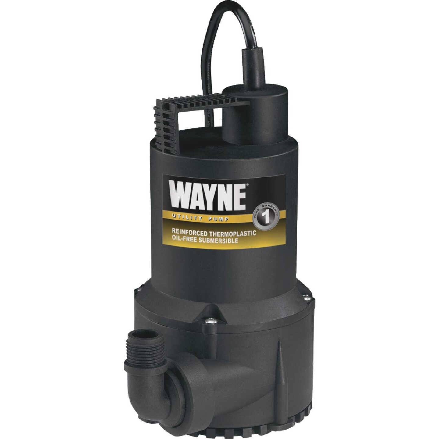 Wayne 1/6 HP Submersible Continuous-Duty Utility Pump Image 1