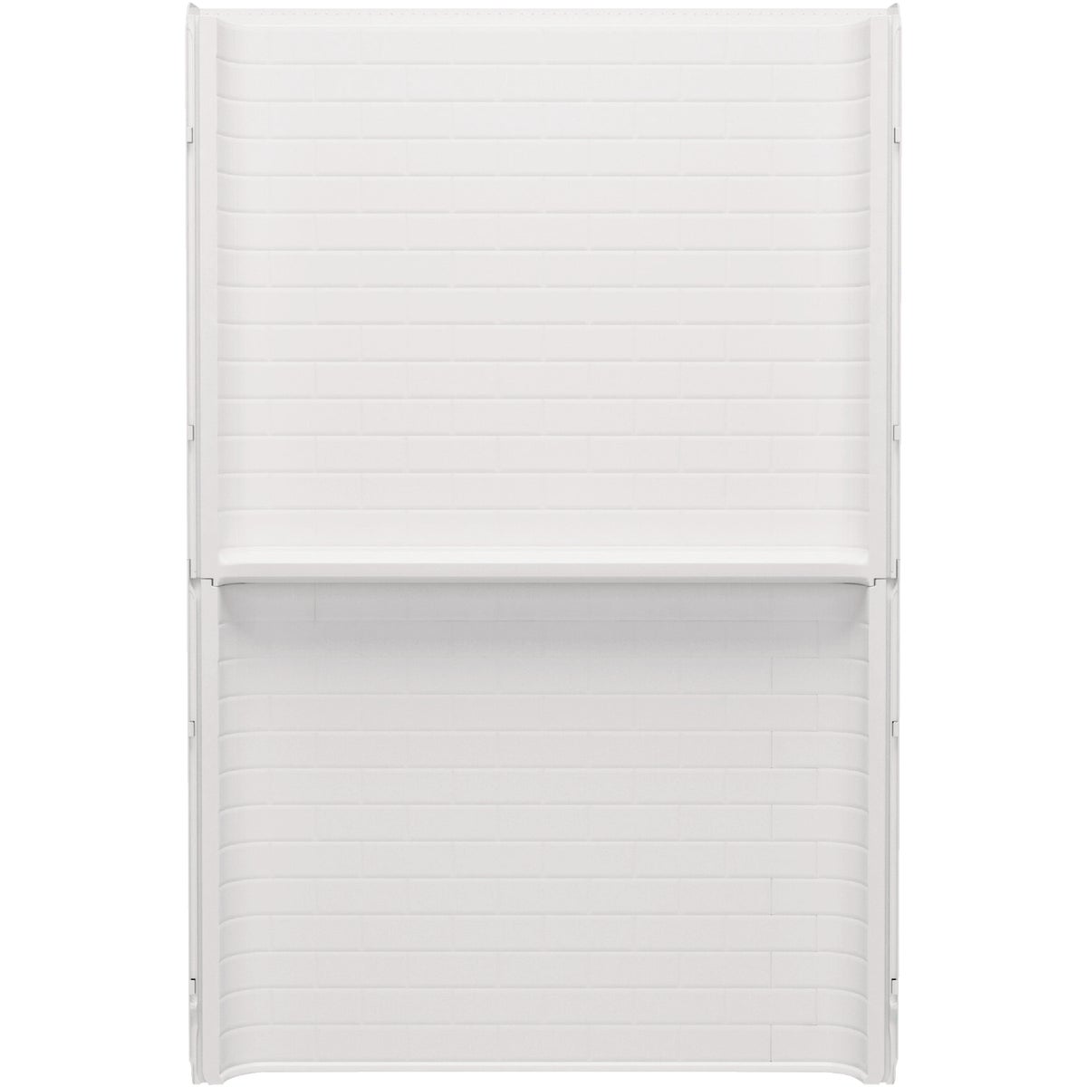 Sterling Traverse 48 In. x 72.25 In. Alcove Shower Back Wall, White