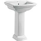 Compass Manufacturing Hillview White Vitreous China Pedestal Sink Bowl Image 1