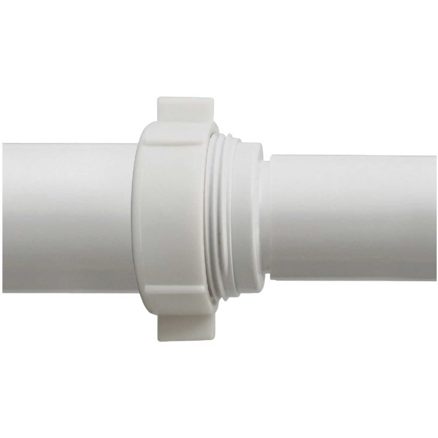 Do it Best 1-1/2 In. x 1-1/4 In. White PVC Slip-Joint Reducer Coupling Image 4