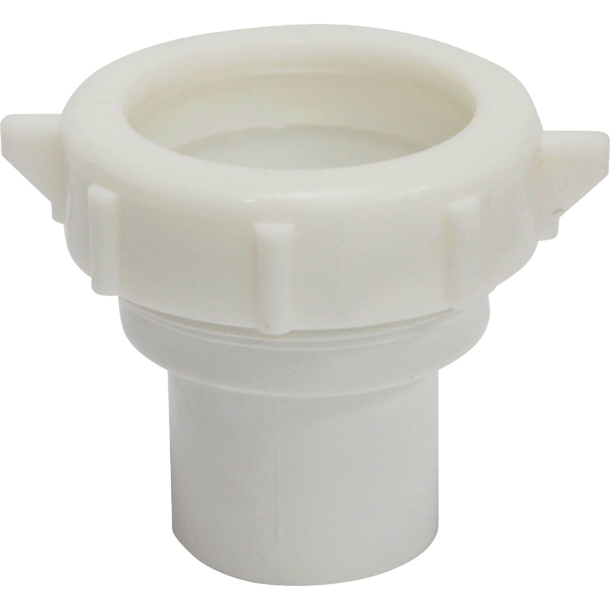 Do it Best 1-1/2 In. x 1-1/4 In. White PVC Slip-Joint Reducer Coupling