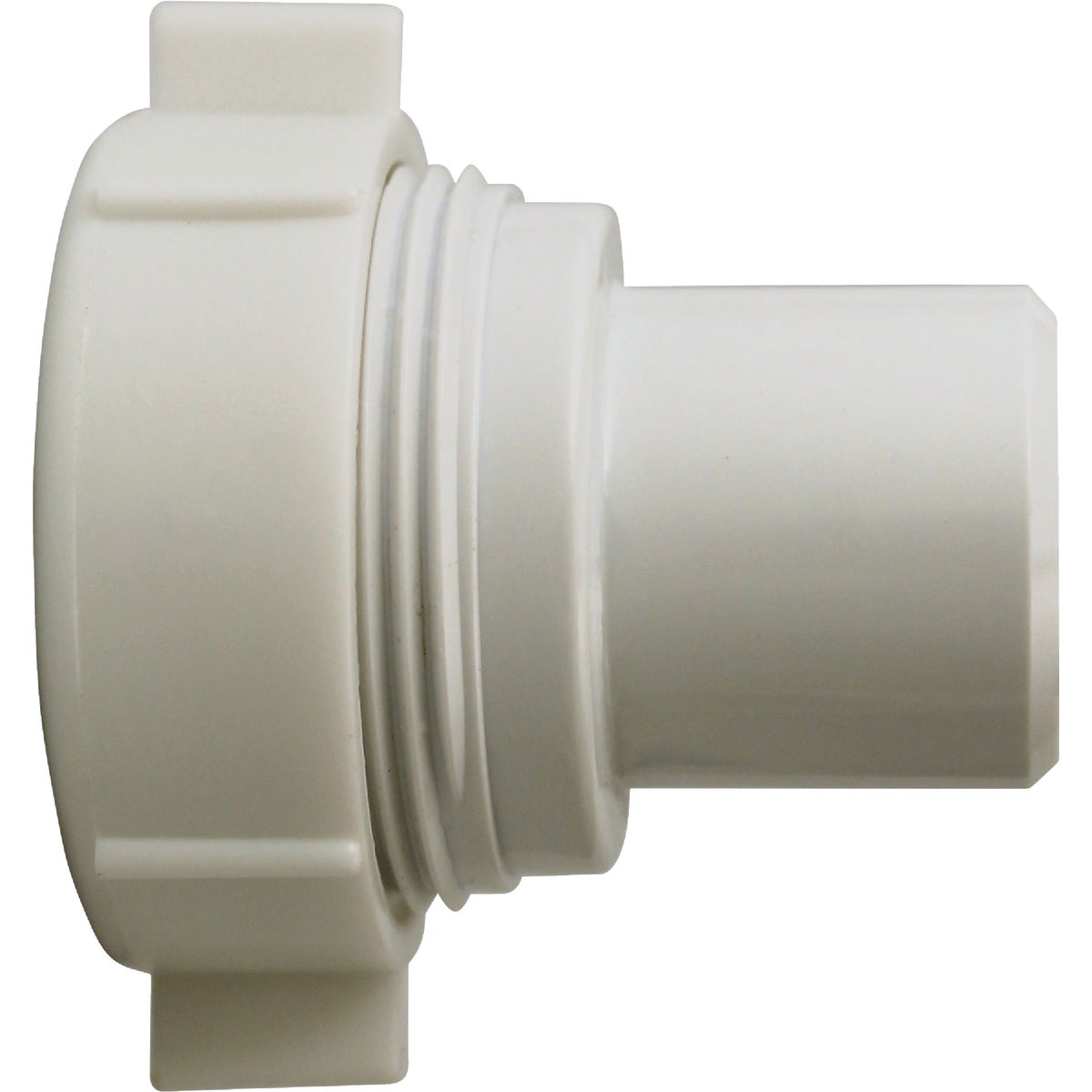 Do it Best 1-1/2 In. x 1-1/4 In. White PVC Slip-Joint Reducer Coupling Image 3