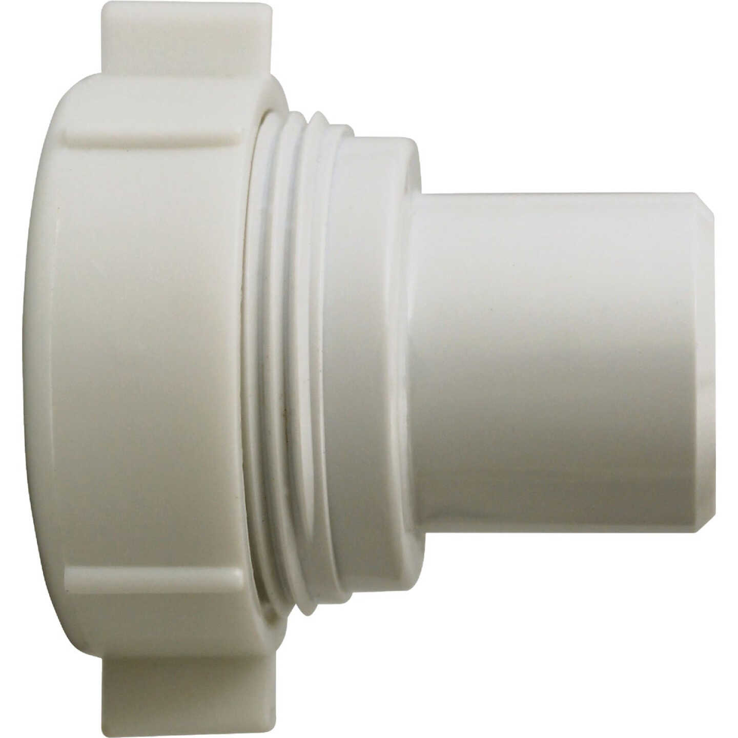 Do it Best 1-1/2 In. x 1-1/4 In. White PVC Slip-Joint Reducer Coupling Image 3