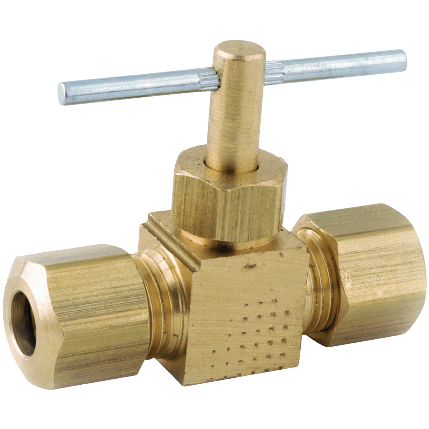 Anderson Metals 3/8 In. C x 3/8 In. C Brass Straight Needle Valve Image 1